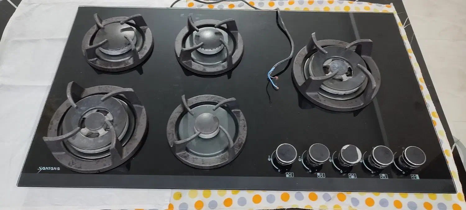 اجاق گاز رومیزی ۵ شعله ۲ شعله بزرگ|اجاق گاز و لوازم برقی پخت‌وپز|فردیس, فردیس|دیوار