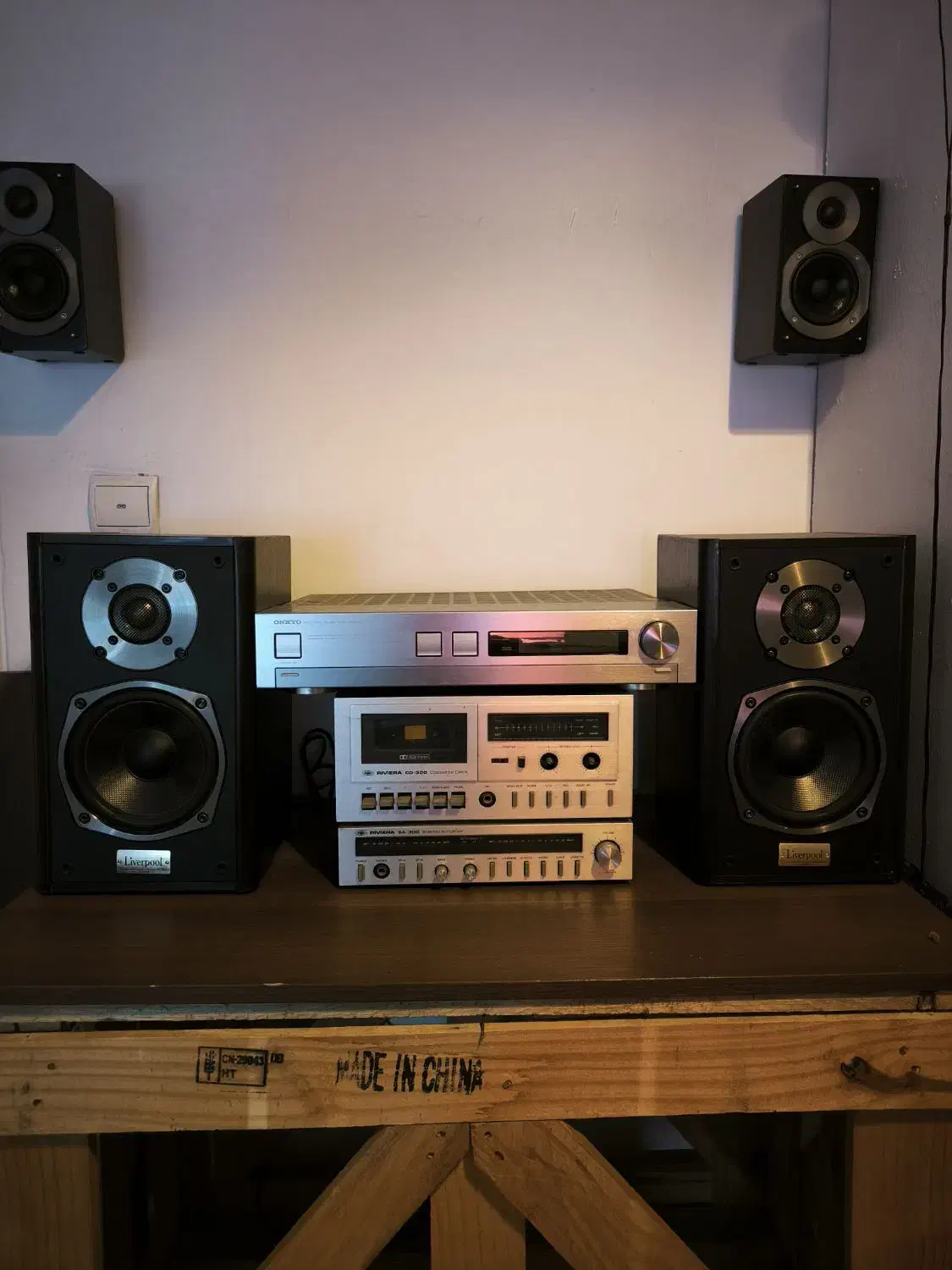 ست امپلیفایر و بوکشلف ONKYO Liverpool کلکسیونی|سیستم صوتی خانگی|تهران, تهرانسر غربی|دیوار