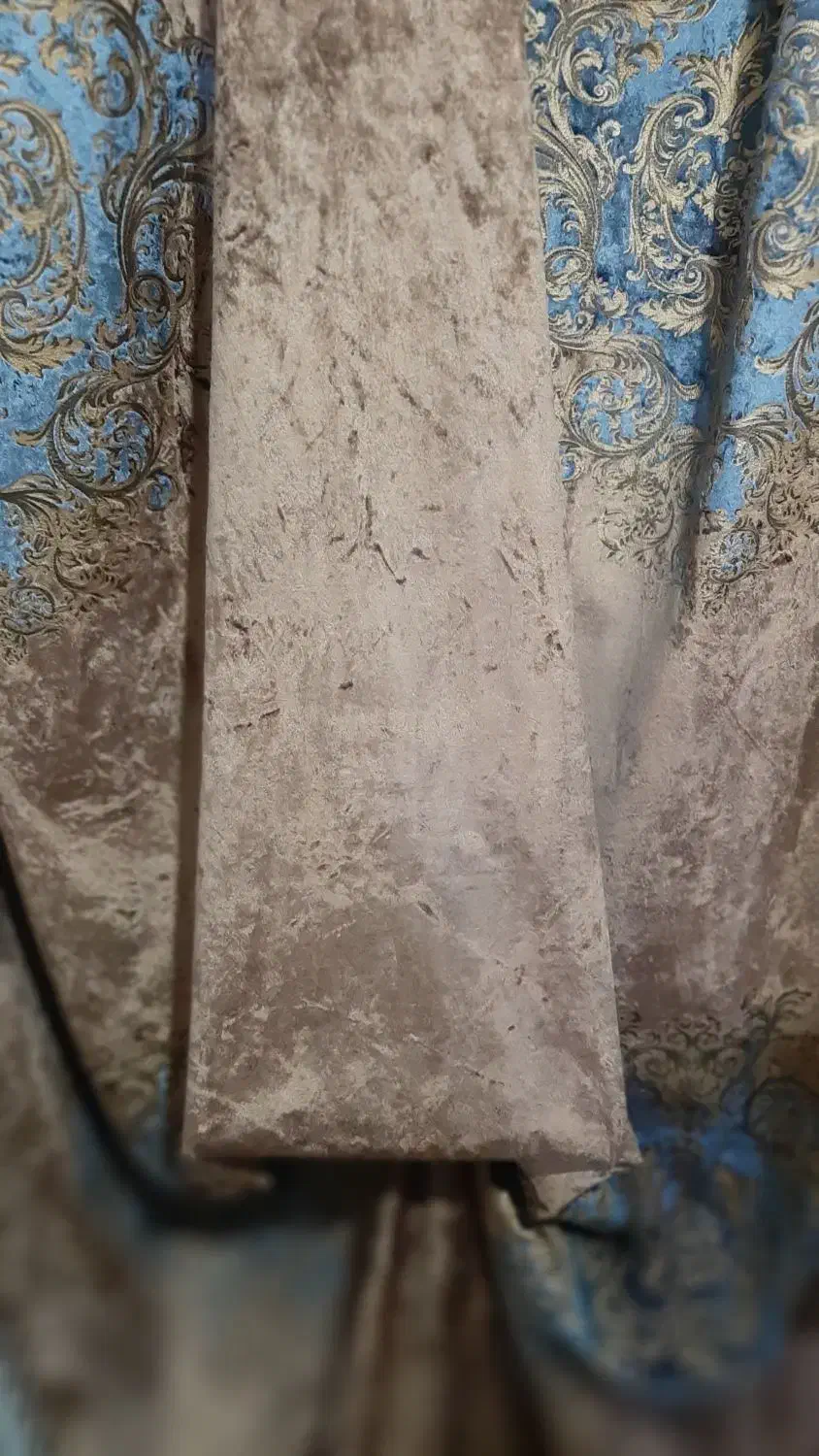 فروش پرده سلطنتی دو عدد با یال و کتیبه|پرده، رانر، رومیزی|سورک, |دیوار