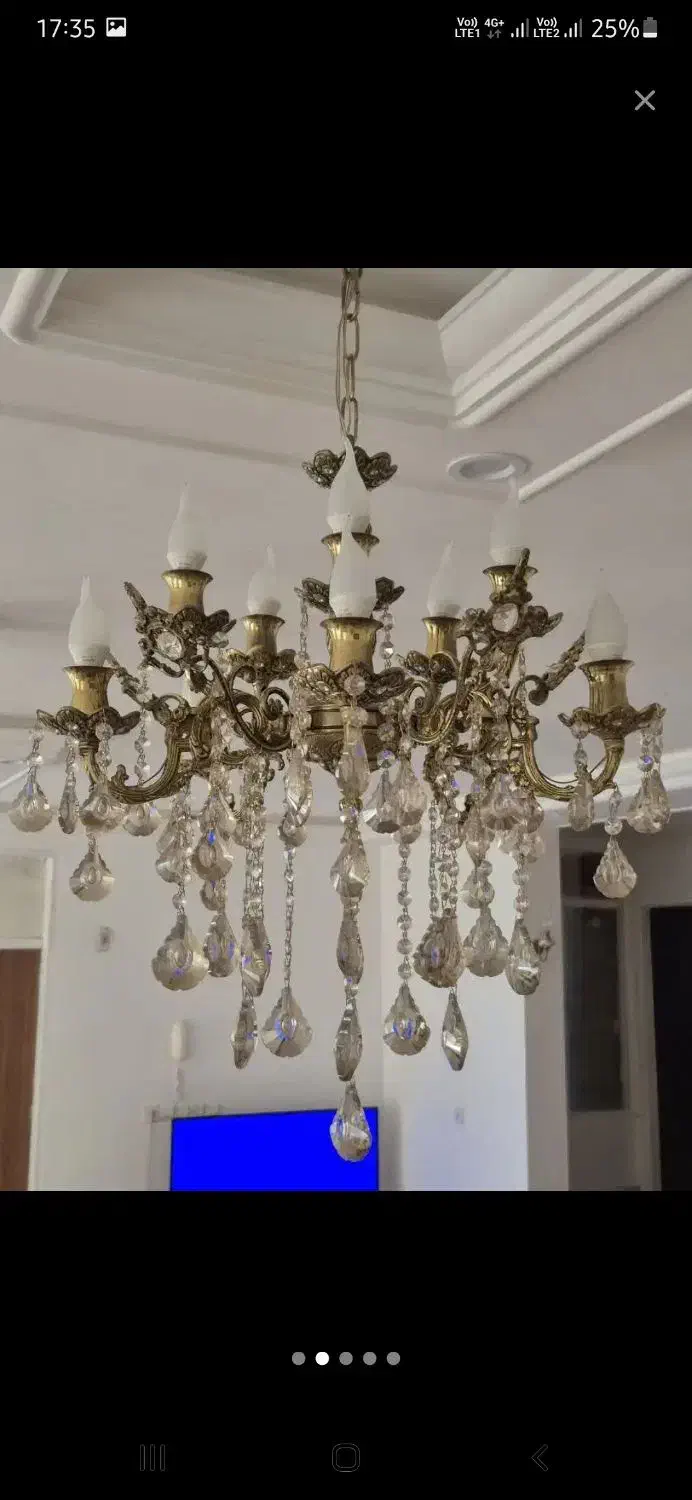 لوستر برنز|لوستر و چراغ آویز|شهریار, شهریار|دیوار