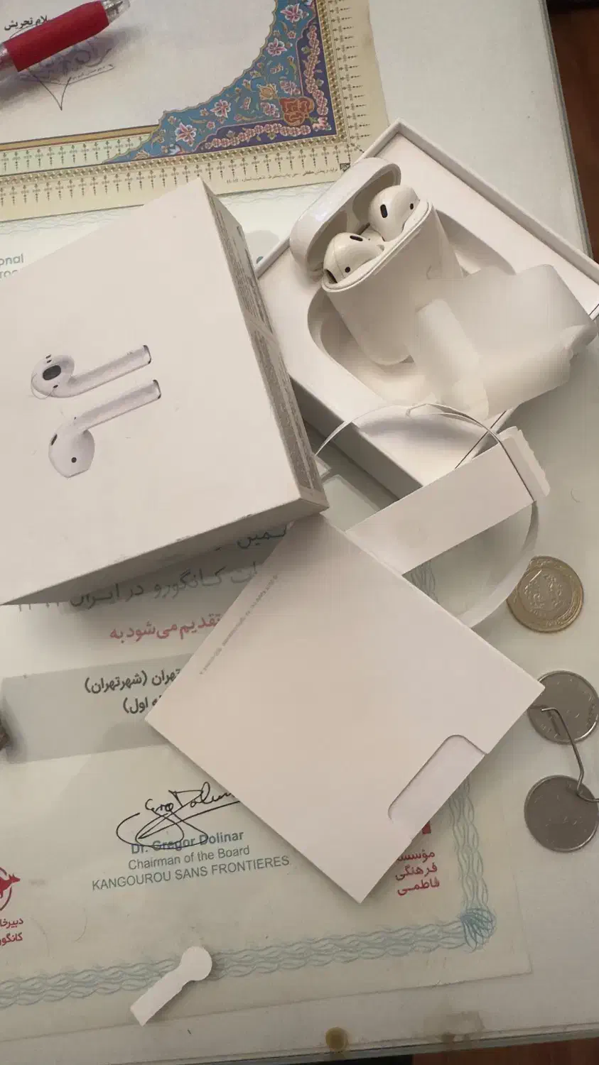 Airpod 1 orginal ایرپاد نسل ۱ اورجینال ۱|لوازم جانبی موبایل و تبلت|تهران, قیطریه|دیوار