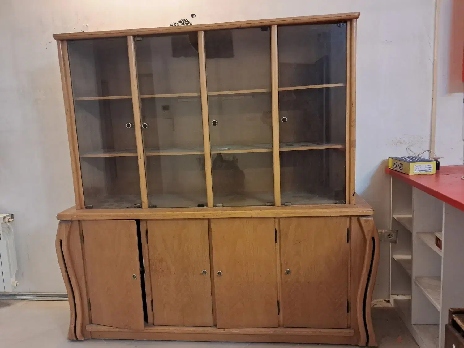 بوفه سالم چوب|بوفه، ویترین، کنسول|مشهد, چهارچشمه|دیوار