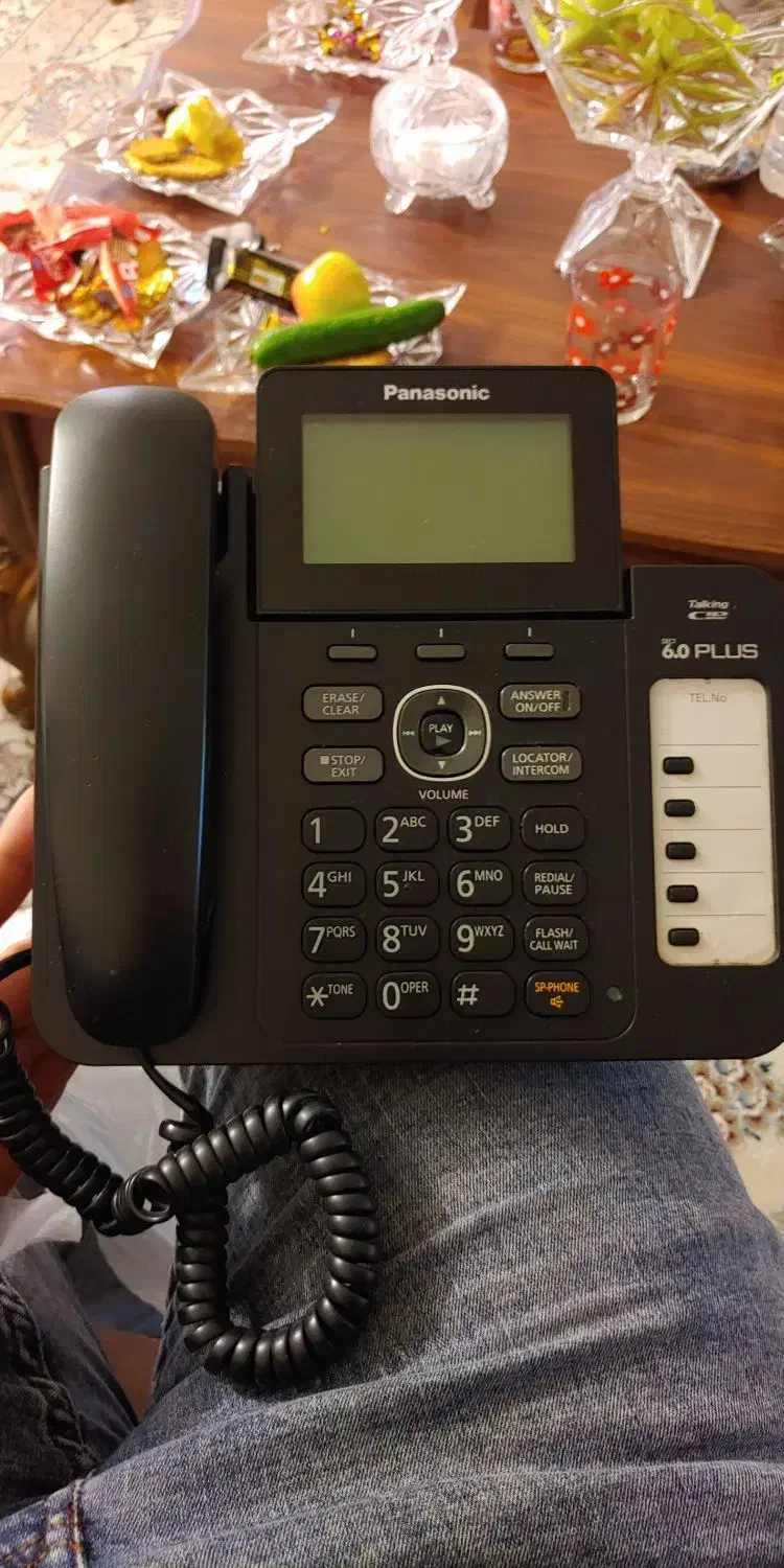 تلفن رومیزی پاناسونیک اصل با بی سیم و منشی و فول|تلفن رومیزی|تهران, حکیمیه|دیوار