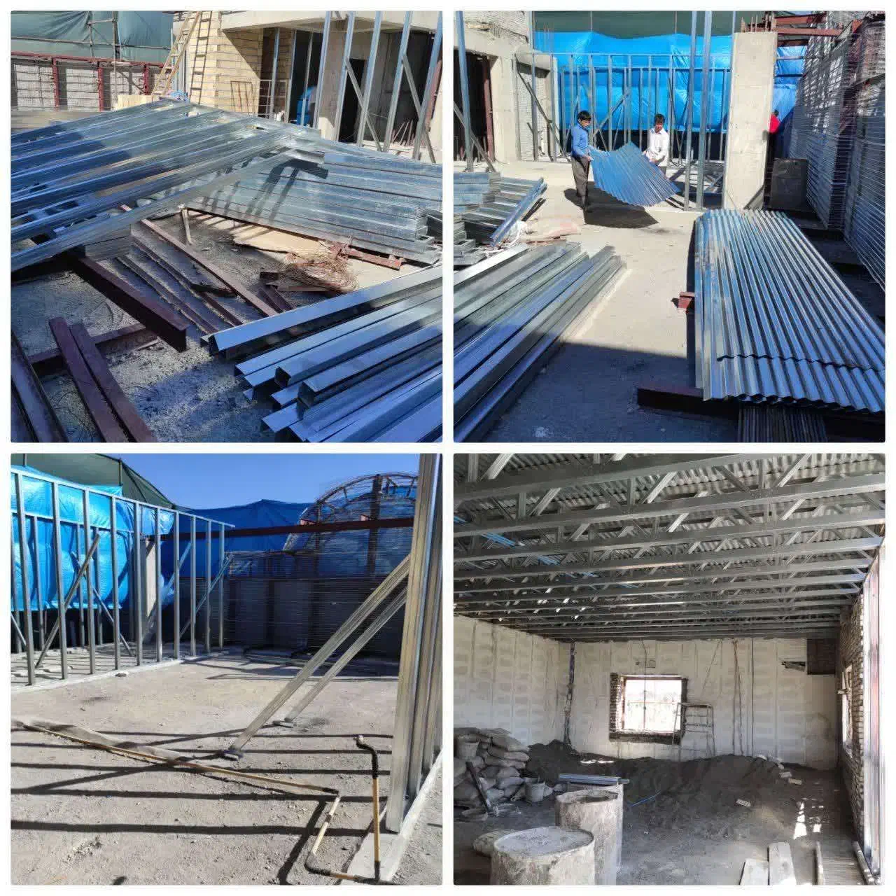 تولید طراحی و اجرای سازه سبک وپیشرفته ال اس اف LSF|خدمات پیشه و مهارت|سمنان, |دیوار