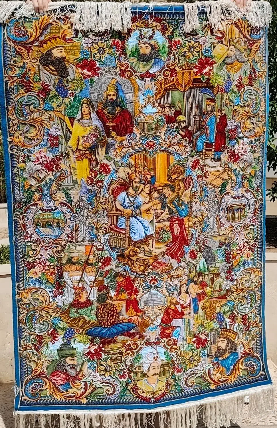 تابلو فرش دستباف سلاطین|تابلو فرش|شیراز, ابیوردی|دیوار