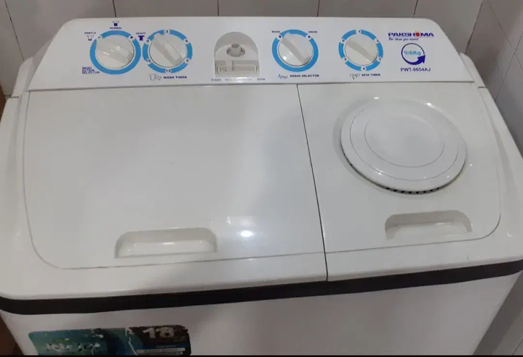 لباسشویی دوقلو سطلی پاکشوما|ماشین لباسشویی و خشککن لباس|اسلامشهر, شهرک مفیدی|دیوار