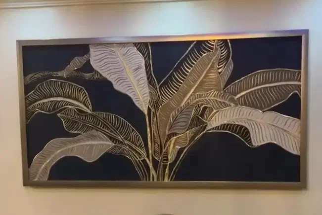 تابلو دکوراتیو برگ موز|تابلو، نقاشی، عکس|چالوس, |دیوار