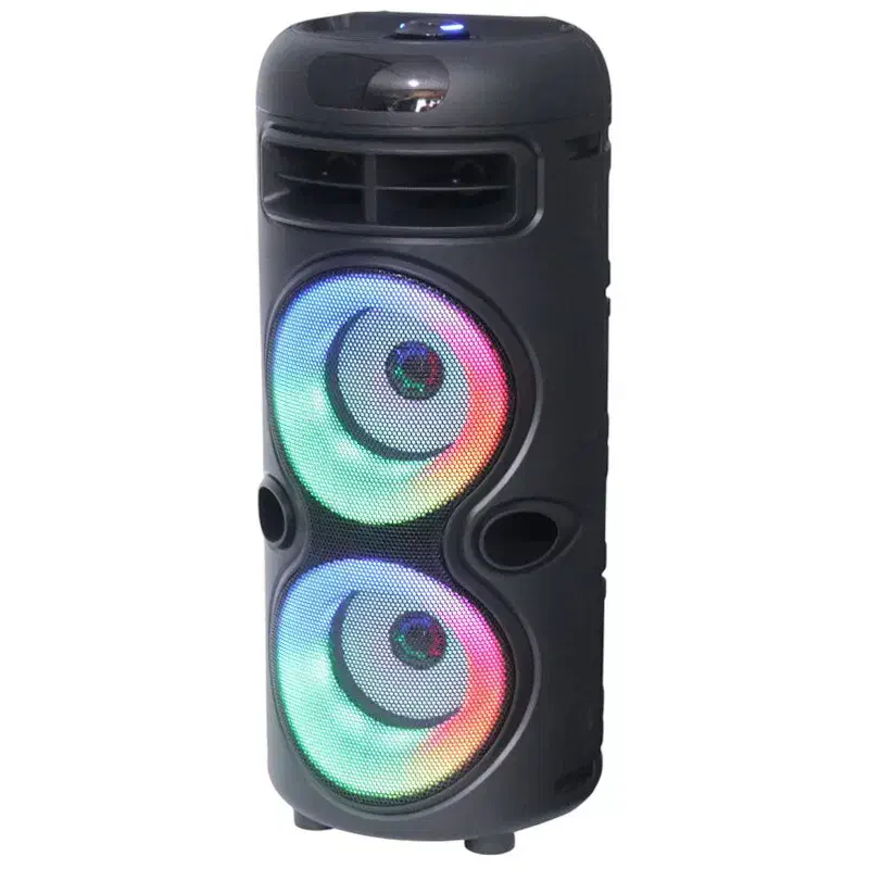 اسپیکر ارتفاع40سانت 8 اینچ بهمراه کنترل و میکروفن|پخشکننده همراه|رشت, کوی طالقانی|دیوار