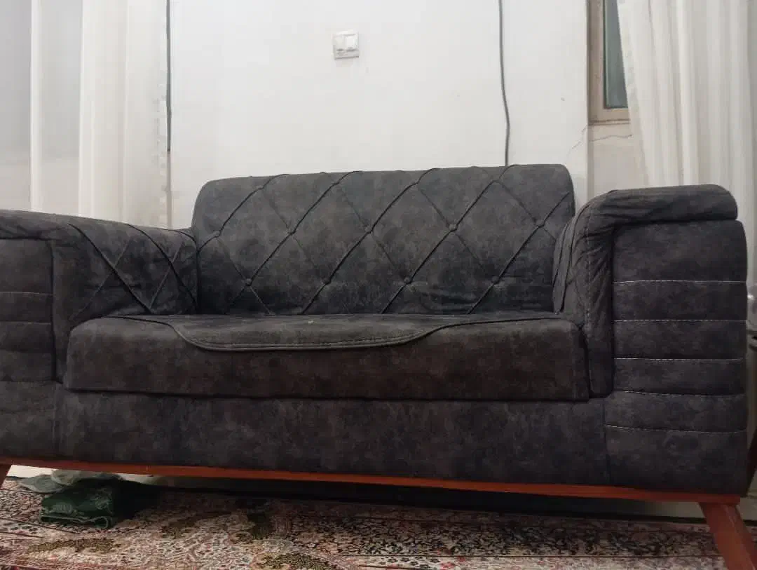 یه دست مبل 9نفره سالم و تمیز|مبلمان خانگی و میز عسلی|بروجرد, |دیوار