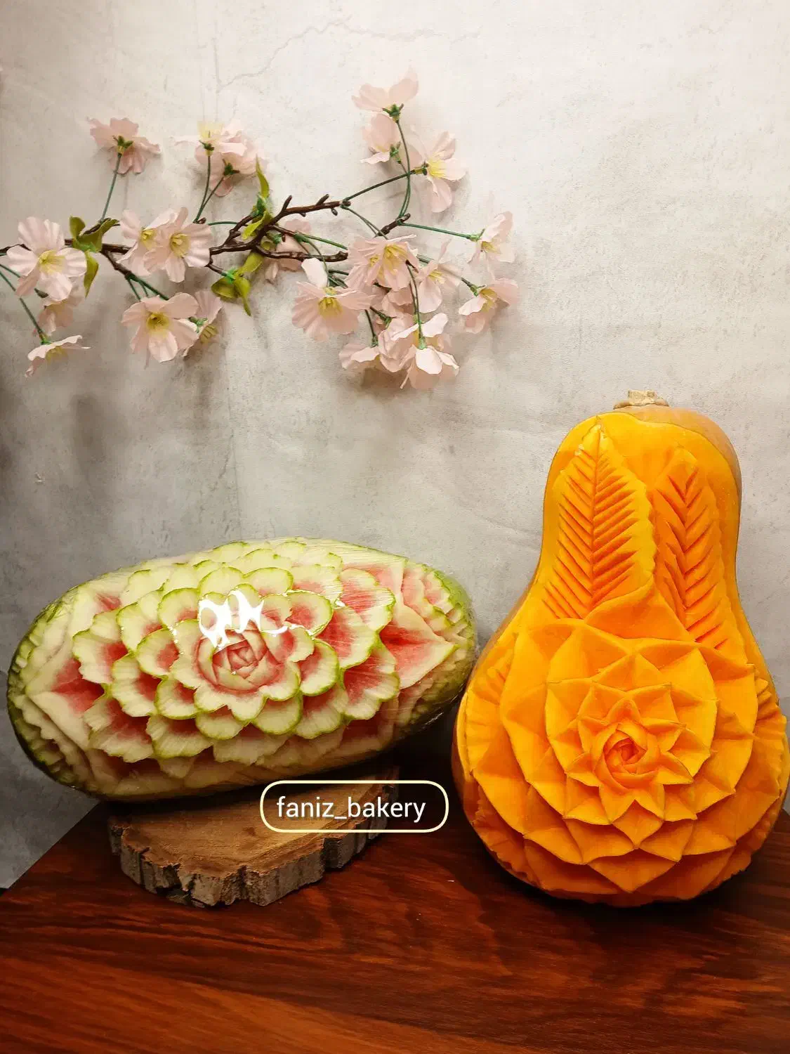 میوه آرایی یلدا حکاکی شب چله چیدمان دکور اموزش|خدمات پذیرایی، مراسم|قم, شهدا|دیوار