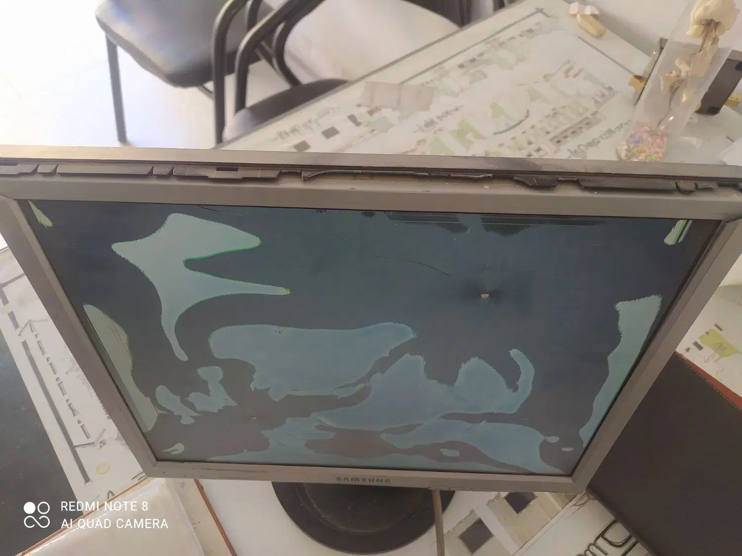 مانیتور صفحه شکسته|قطعات و لوازم جانبی رایانه|حمیدیا, |دیوار