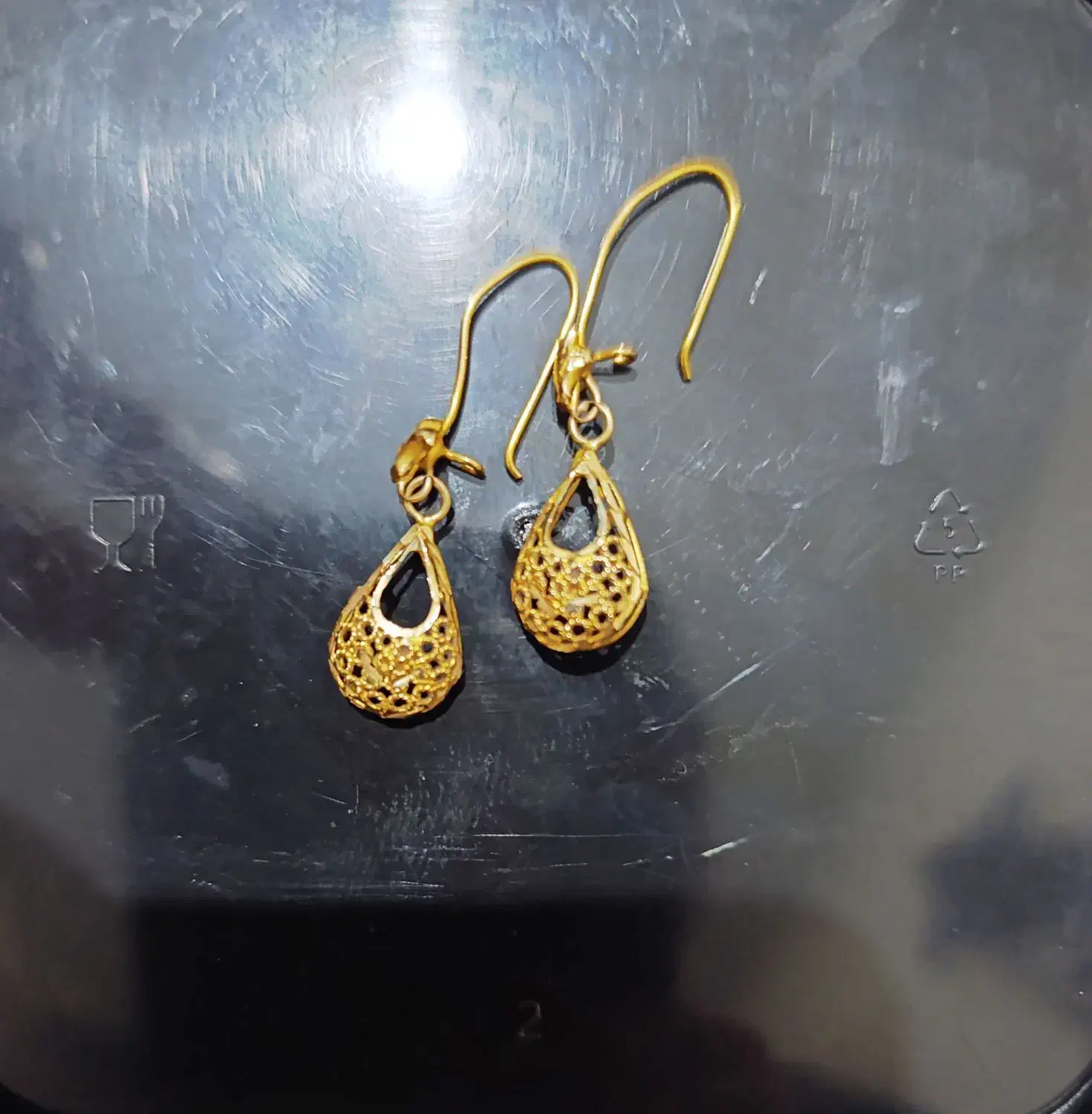 گوشواره طلا 18 عیار|جواهرات|چهاردانگه (تهران), |دیوار