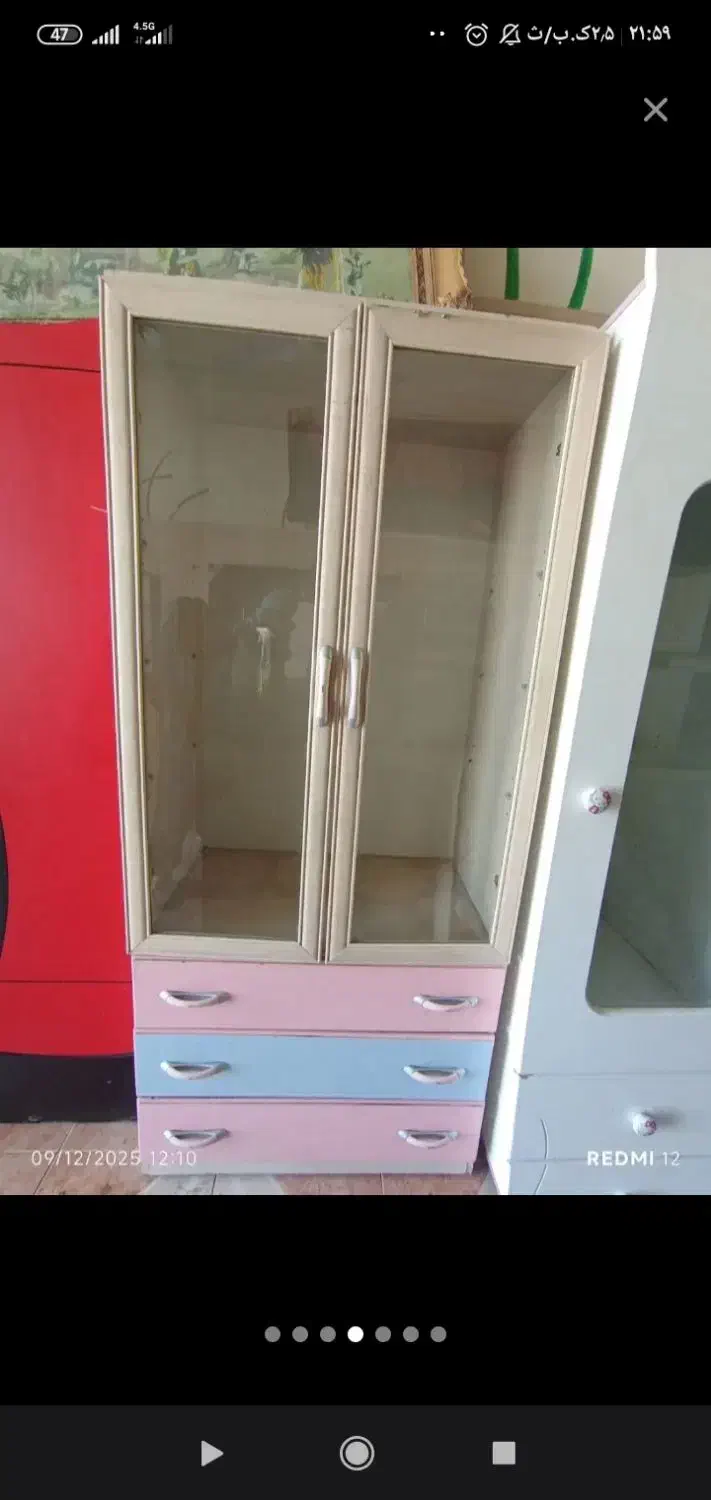 کمد میز ارایش تمیز ام دی اف در حد نو|جاکفشی، کمد، دراور|سراوان, |دیوار