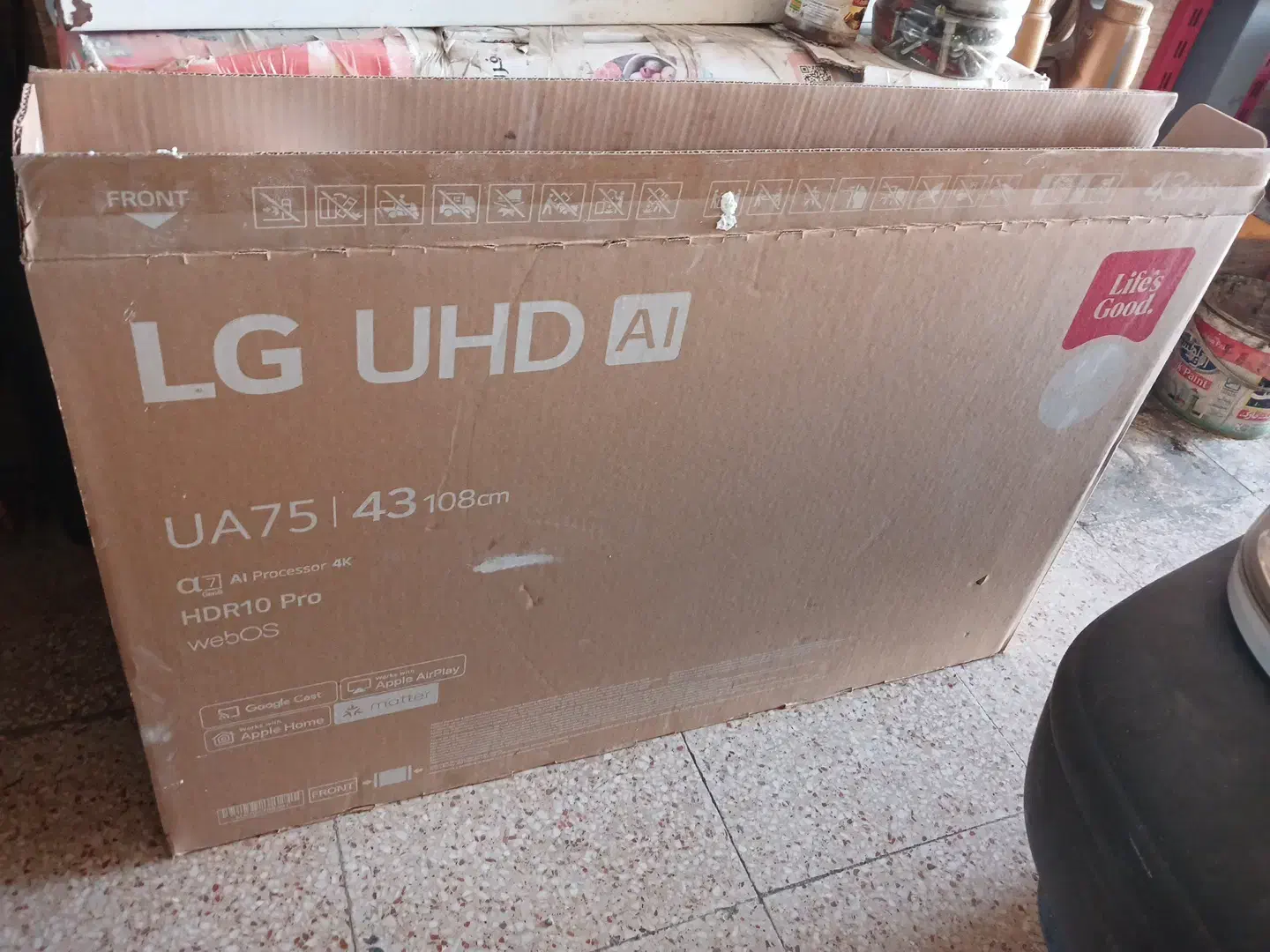 کارتن LCD|تلویزیون و پروژکتور|بندرعباس, |دیوار