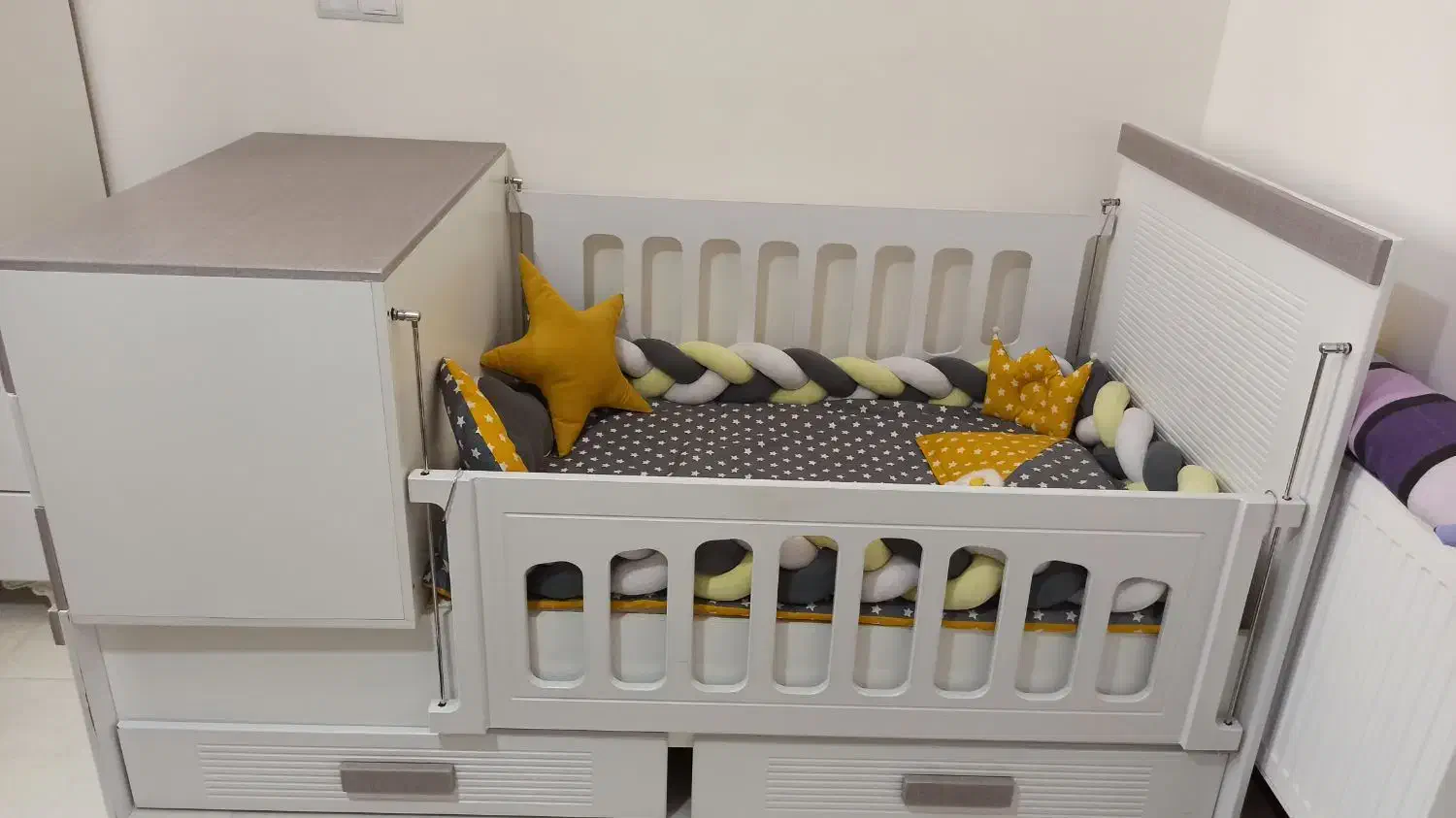 سرویس خواب کودک ونوجوان دومنظوره|تخت و صندلی بچه|تویسرکان, |دیوار