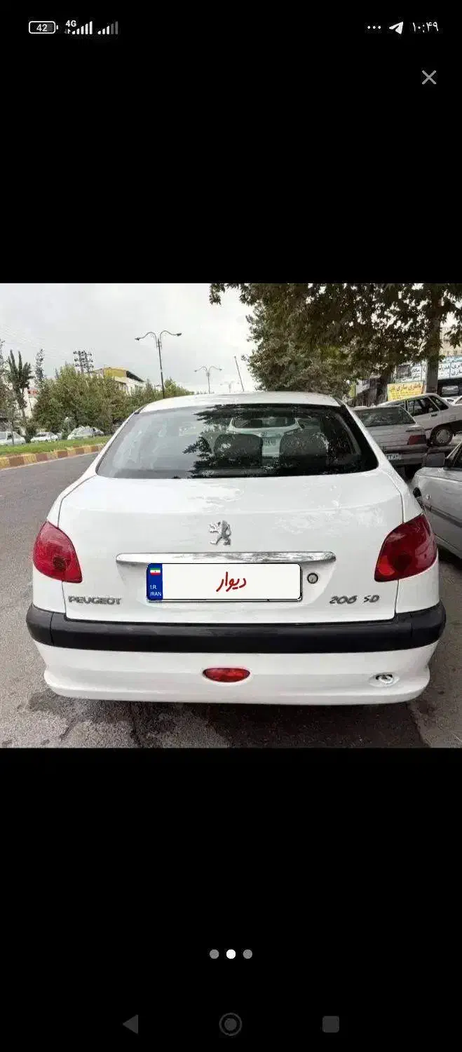 206 sd اتومات v9 مدل 90|خودرو سواری و وانت|تبریز, |دیوار