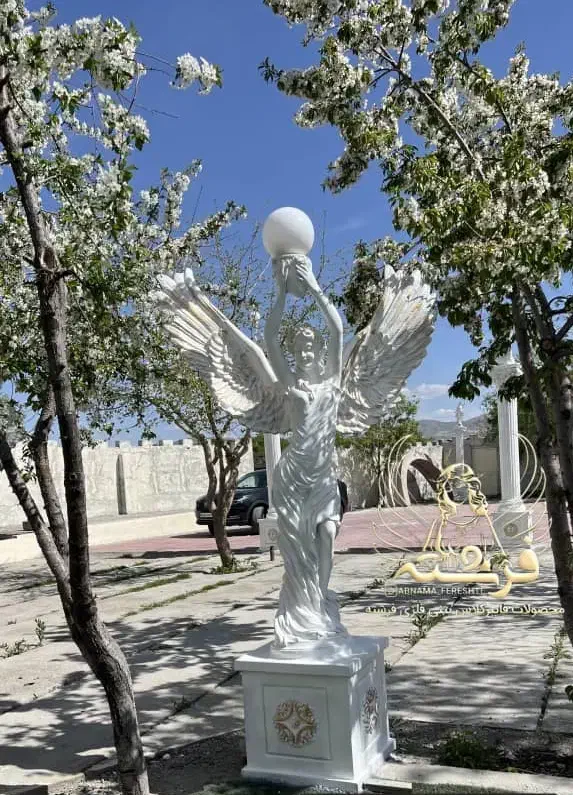 تندیس فرشته دیواری و آبنما|مجسمه، تندیس، ماکت|بیرجند, |دیوار