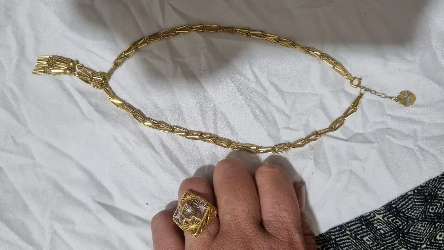 گردنبند و انگشتر|جواهرات|یاسوج, |دیوار