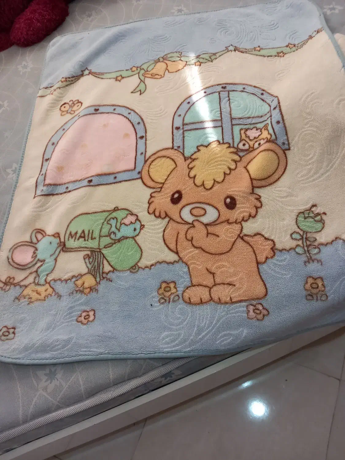 دوتا پتو مارک بچه کلا دو ماه استفاده نشد زیر قیمت|رختخواب، بالش، پتو|ساری, |دیوار