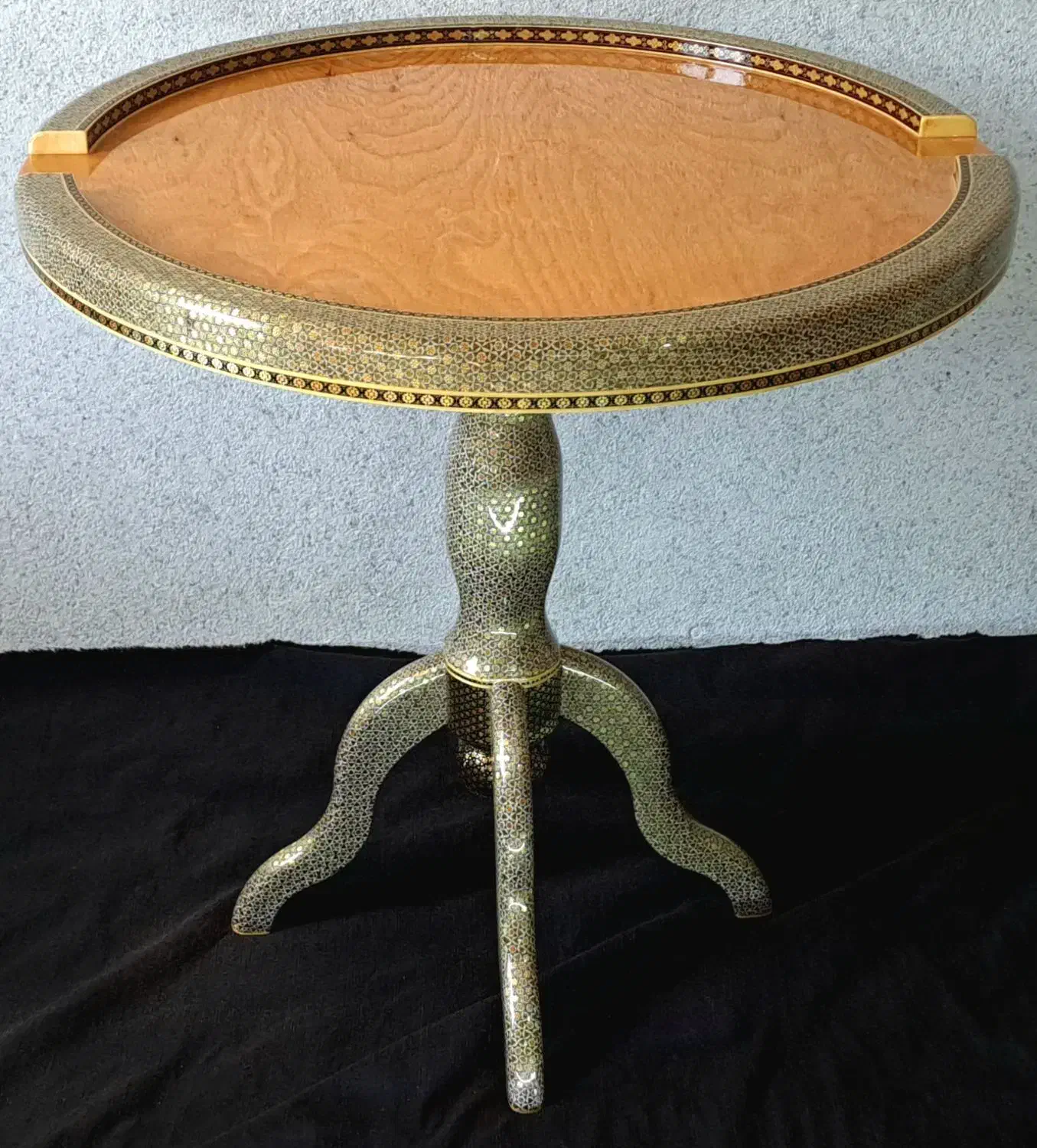 تخته نرد و صفحه شطرنج خاتم (گرد) میز و صندلی|کلکسیون و سرگرمی|تهران, تهرانسر غربی|دیوار