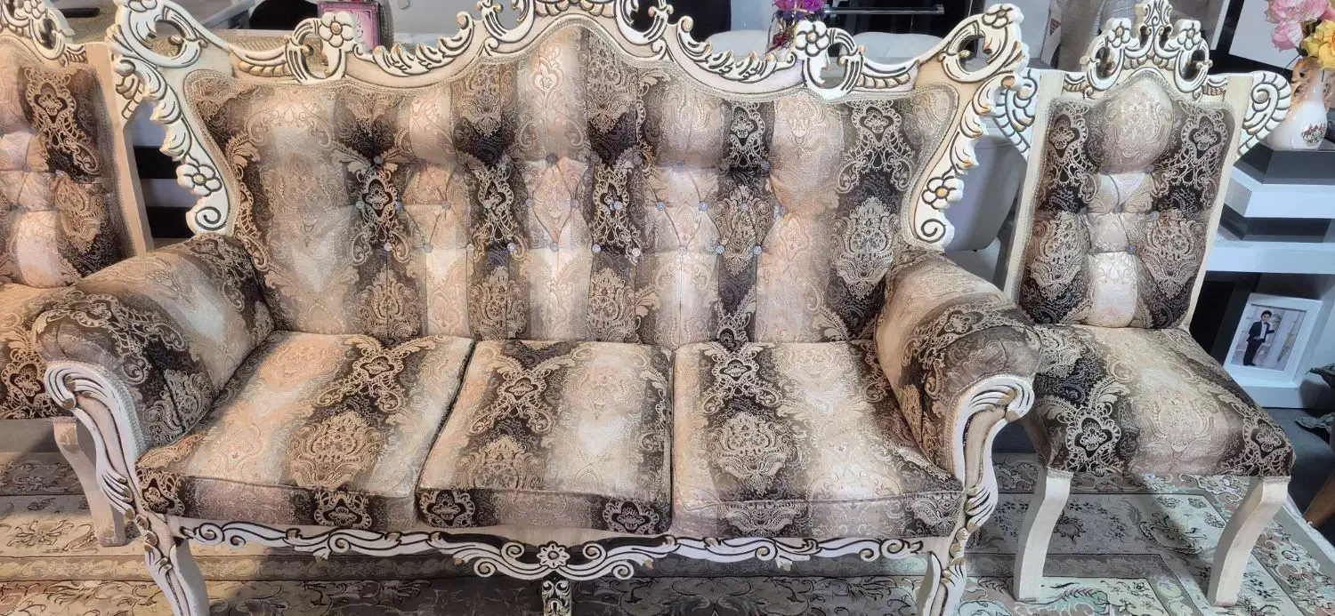 یک دست مبل ۷ نفره|مبلمان خانگی و میز عسلی|شهرکرد, |دیوار