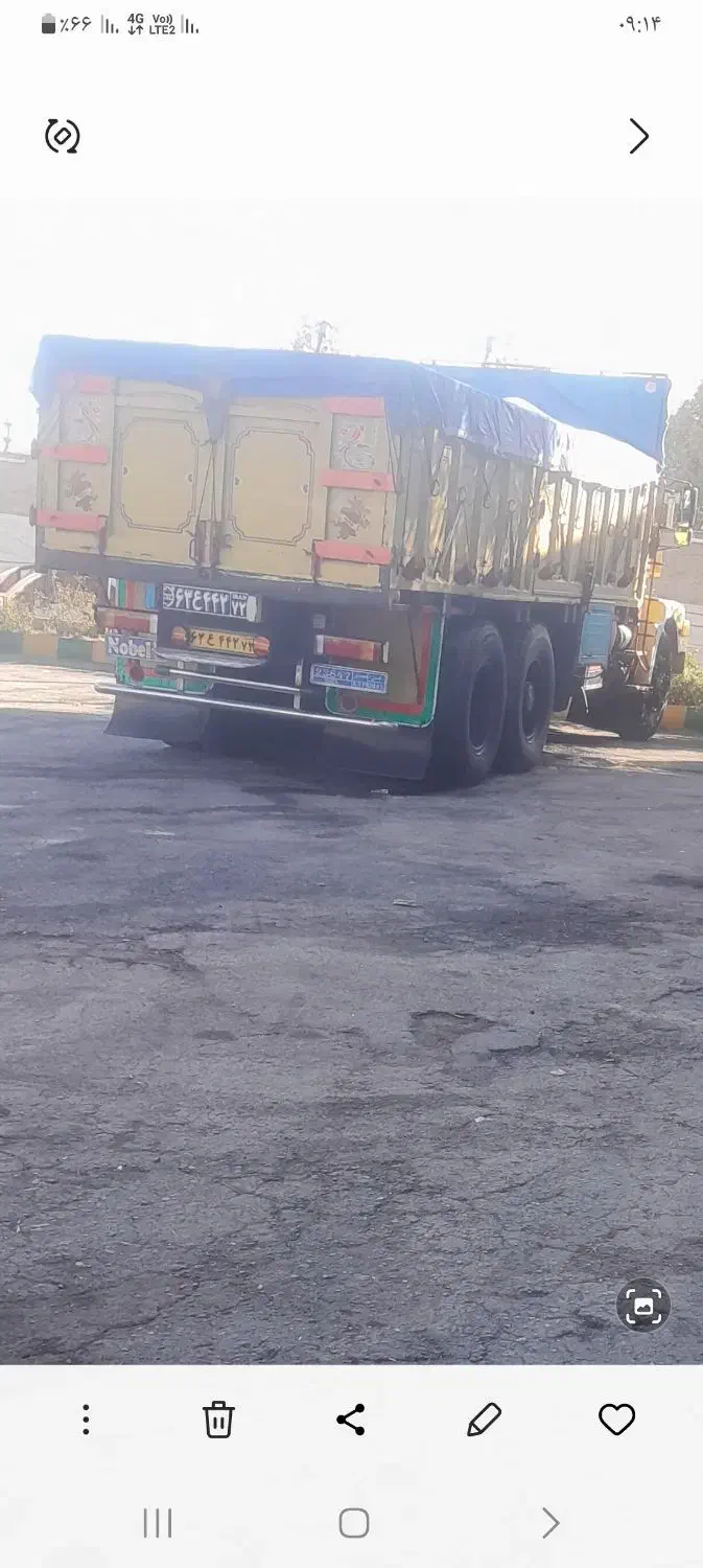 ولوو باری مدل ۱۳۶۲ قیمت ۳۷۰۰۰۰۰۰۰۰|خودرو سنگین|بهنمیر, |دیوار