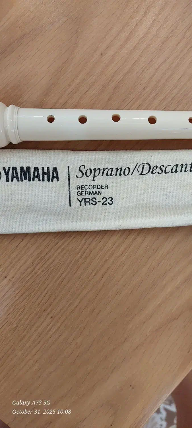 فلوت یاماها ریکوردر ۳ تیکه yrs-23|سازهای بادی|شیراز, چوگیاه‎|دیوار