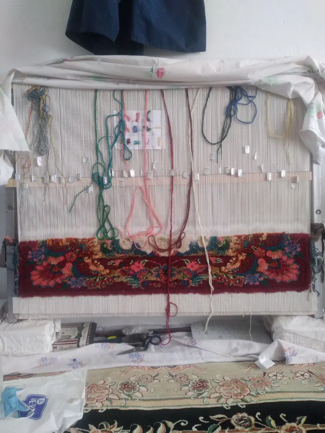 فرش سنتی|فرش|کرمانشاه, |دیوار