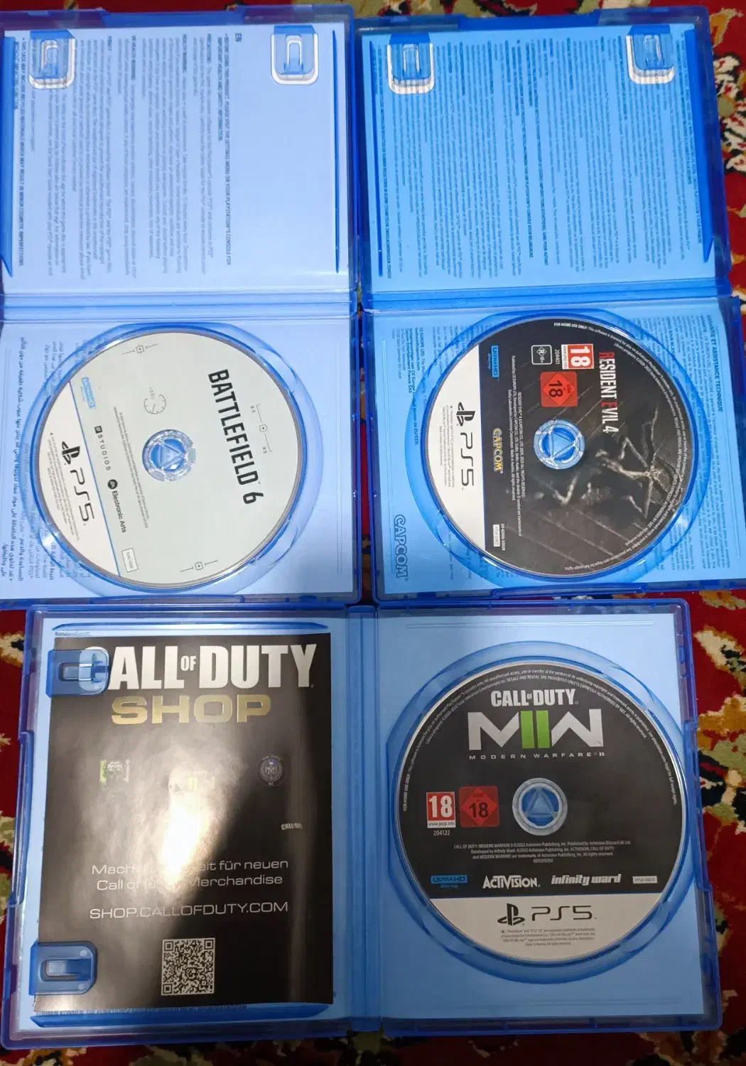 battlefield 6.    evil 4.   warfar2|کنسول، بازی ویدئویی و آنلاین|تهران, مسعودیه|دیوار