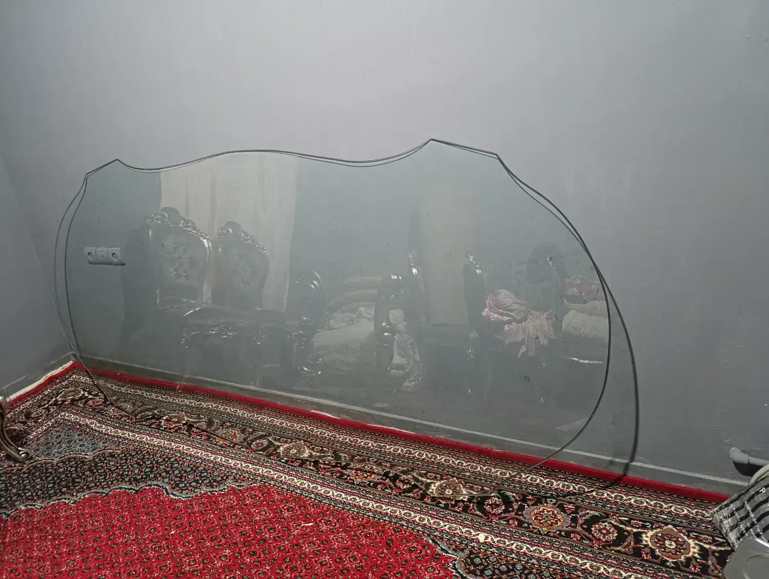 شیشه ۱۲میل غذاخوری|میز و صندلی غذاخوری|پارس‌آباد, |دیوار