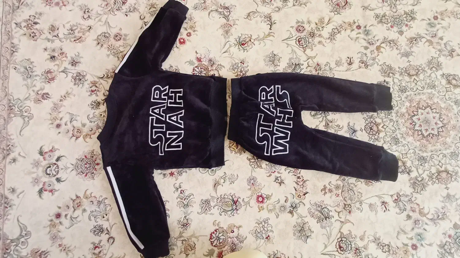 سویشرت وشلوار مخمل پسرانه|کفش و لباس بچه|سرپل ذهاب, |دیوار