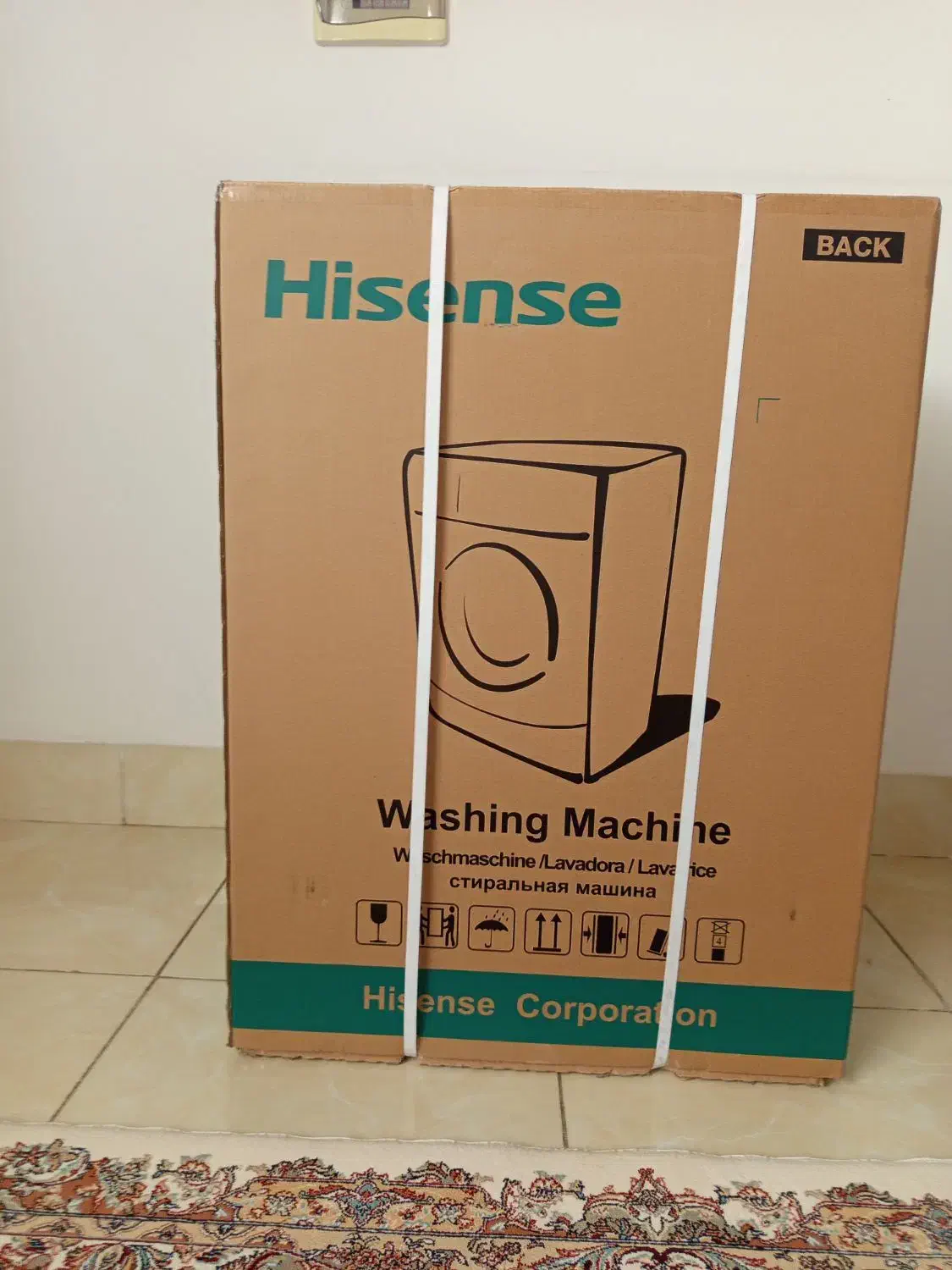 لباسشویی هایسنز|ماشین لباسشویی و خشک‌کن لباس|نقده, |دیوار