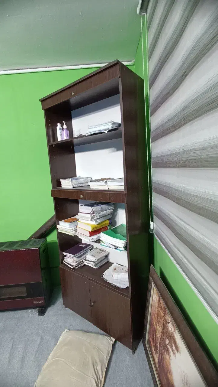 کمد کتابخانه ایستاده|کتابخانه، شلف، قفسههای دیواری|مشهد, شاهد (شهرک غرب)|دیوار