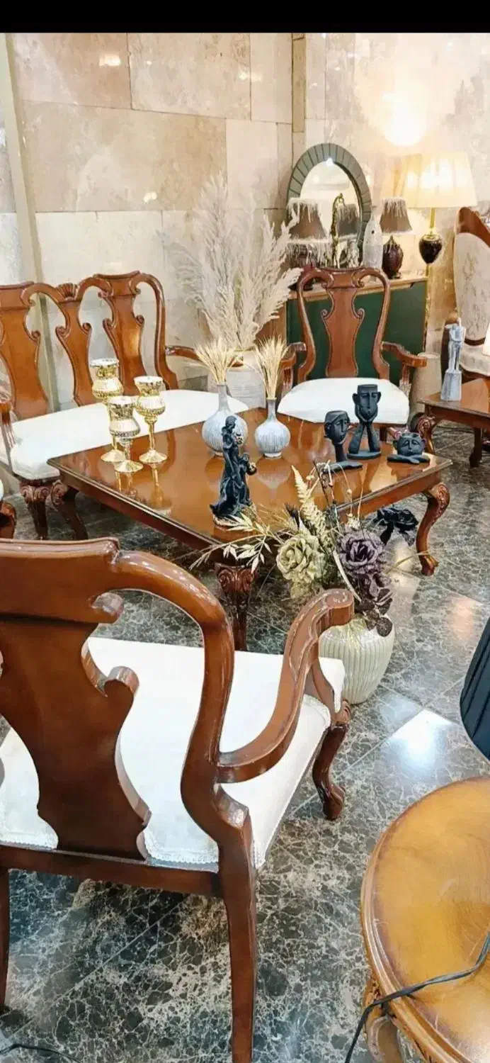 مبل چپنتر فرانسه به خاطر تغییر شغل نصف قیمت|مبلمان خانگی و میز عسلی|رشت, چله خانه|دیوار