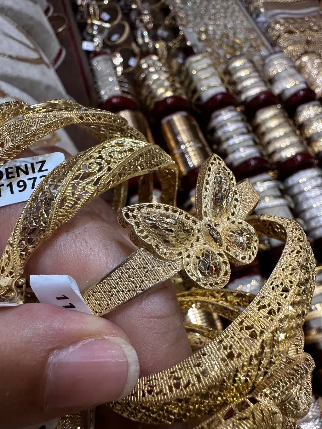 دستبند دنیز 9گرم فقط ۵درصد طلا بدون اجرت|جواهرات|تهران, شهرک ولیعصر شمالی|دیوار