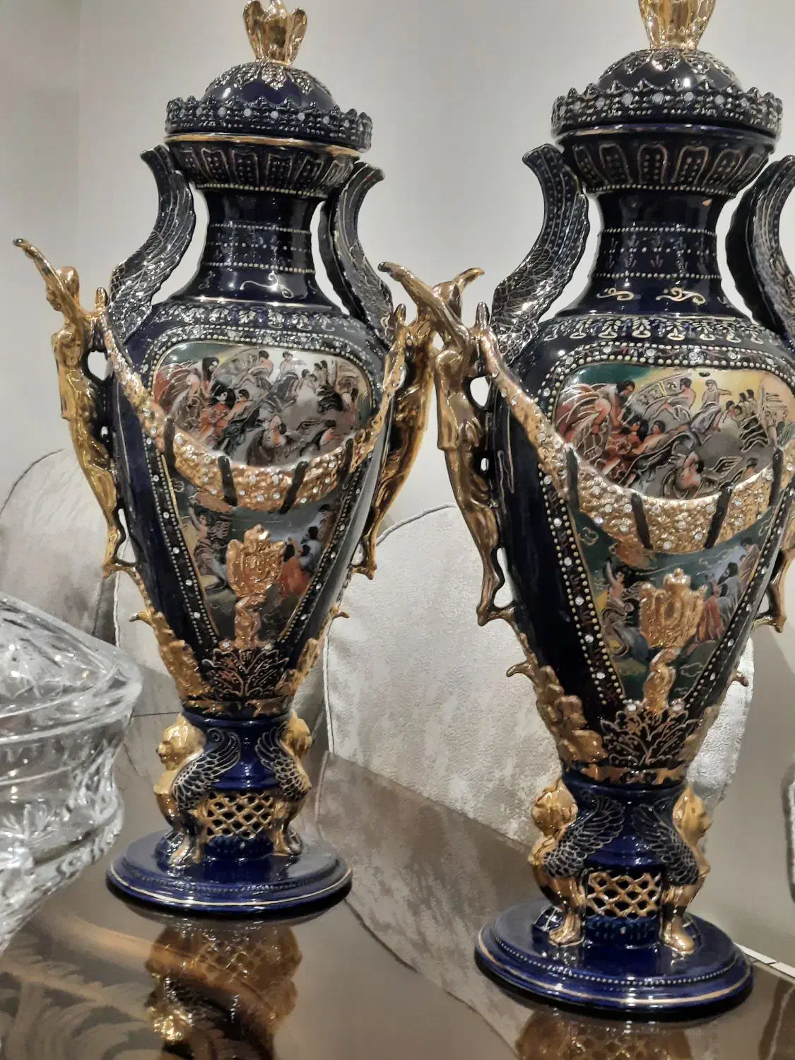 کاپ سورمه ای کنار سالنی ایتالیایی|صنایع دستی و سایر لوازم تزئینی|تهران, پاسداران|دیوار