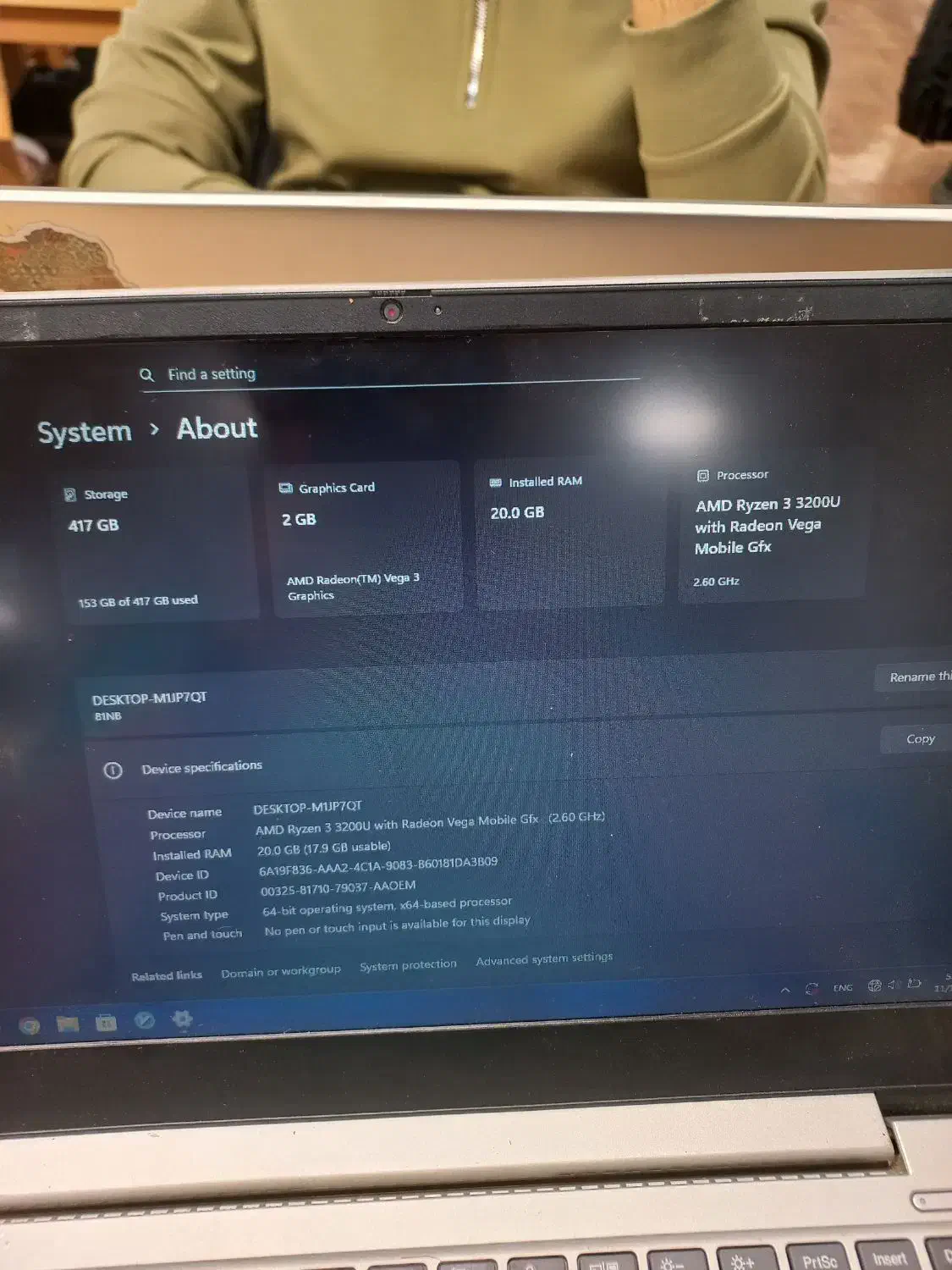 ryzen3 20ram 128ssd 320hdd 2gpu ideapad|رایانه همراه|مشهد, طلاب|دیوار