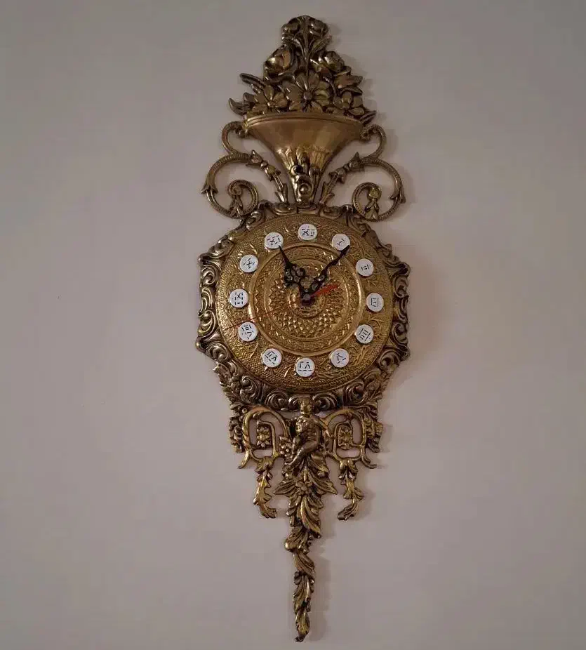 ساعت دیواری برنز نو نو سالم|ساعت دیواری و تزئینی|زنجان, |دیوار