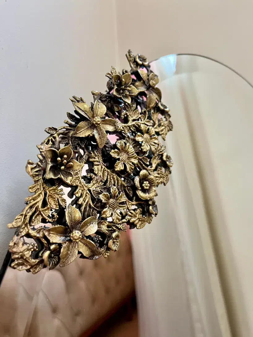 آینه شمعدان برنز کنده کاری شده|آینه|تبریز, |دیوار