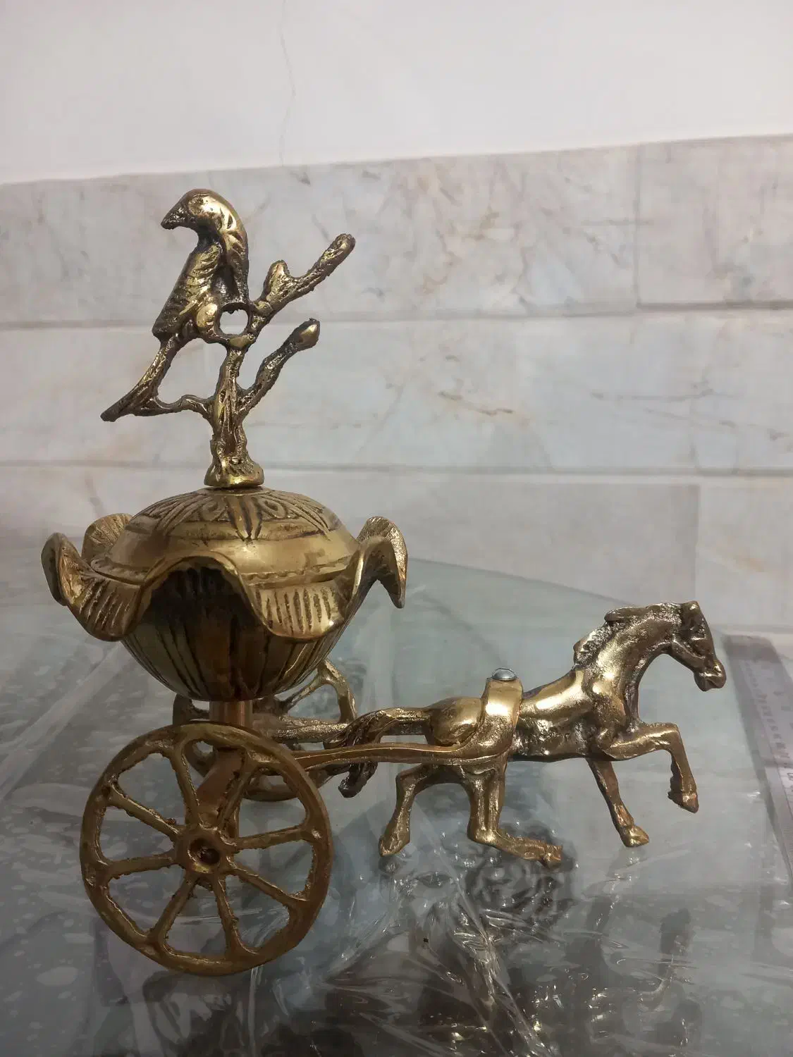 دکوری اسب برنز|کلکسیون اشیاء عتیقه|قم, بنیاد|دیوار