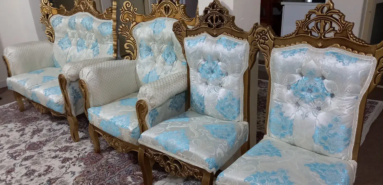 مبل سلطنتی|مبلمان خانگی و میز عسلی|آبیک, |دیوار