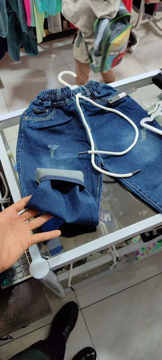 شلوار لی گالری پوشاک مهراب|کفش و لباس بچه|کرمانشاه, |دیوار