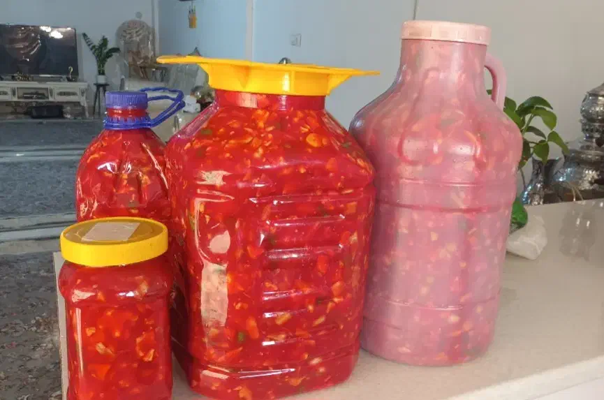 ترشی سالادگوجه  باآب گوجه خالص بهداشتی|خوردنی و آشامیدنی|مشهد, علی آباد|دیوار