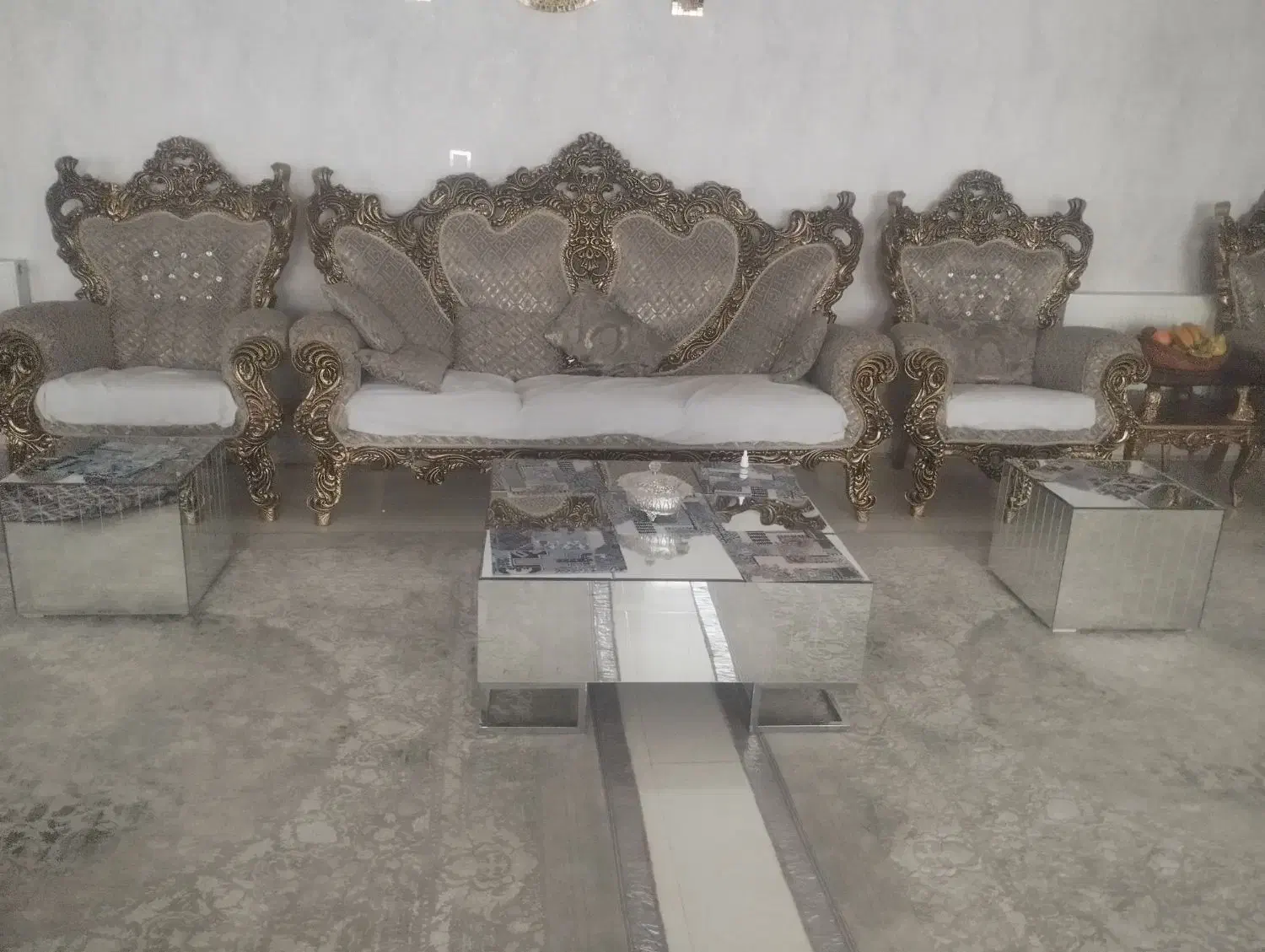 ست کامل میز تی وی کنسول آینه جاکفشی میز وسط عسلی|بوفه، ویترین، کنسول|تهران, آذری|دیوار
