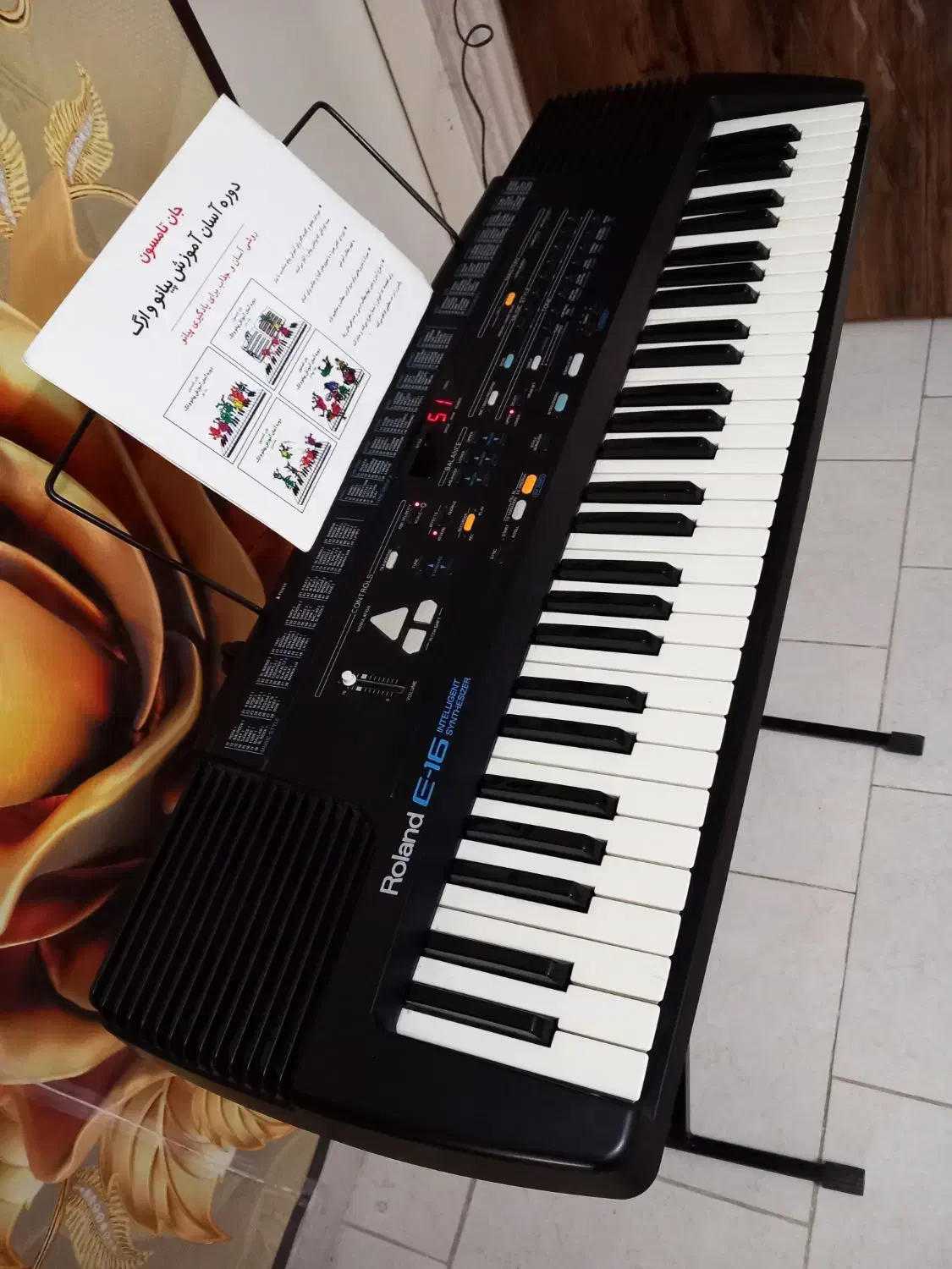 ارگ کیبوردپیانو اورینتال رولند صدا طبیعی  مشکی|پیانو، کیبورد، آکاردئون|کرج, شهرک نهال و بذر|دیوار