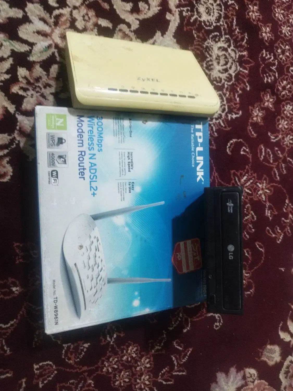 فروش مودم . دی وی دی. رایتیر الجی مودم دسته|مودم و تجهیزات شبکه|ایرانشهر, |دیوار