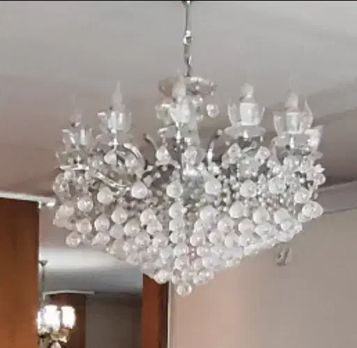 2عدد لوستر|لوستر و چراغ آویز|شاهین‌شهر, فردوسی|دیوار