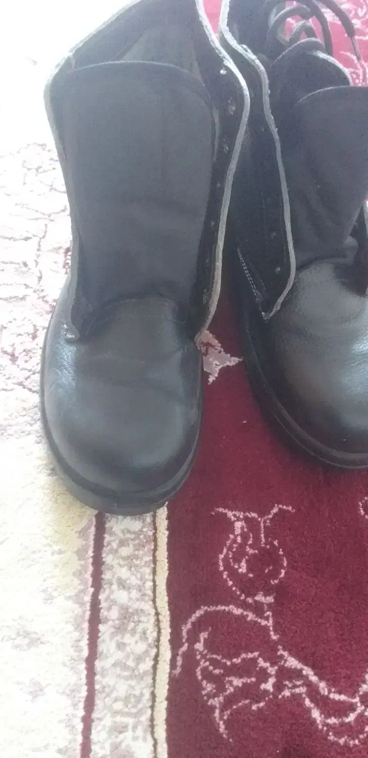 پوتین درجه یک چرم خالص وسبک  نظامی|کیف، کفش، کمربند|دهلران, |دیوار