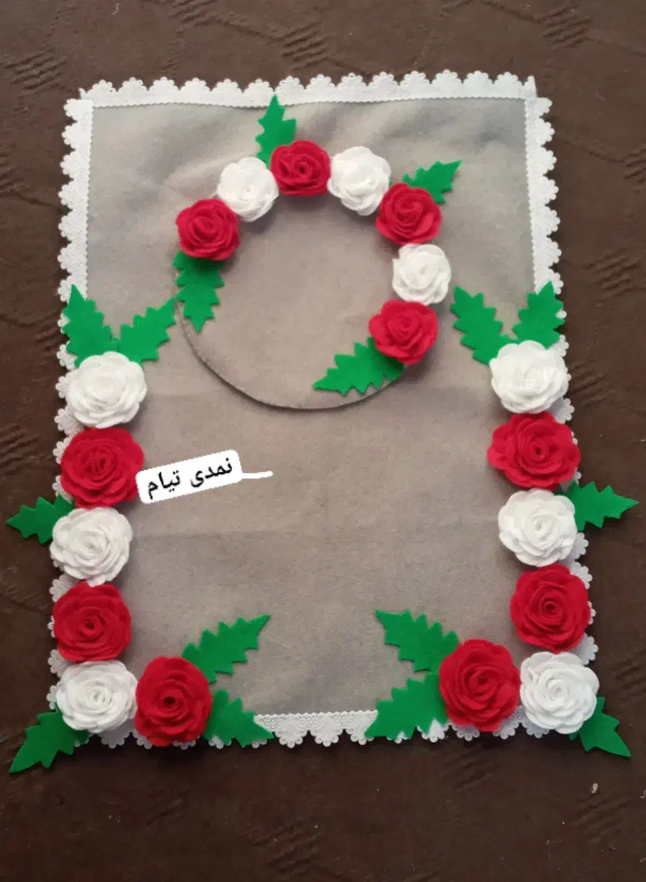 سفارش ست نمدی اشپزخانه|صنایع دستی و سایر لوازم تزئینی|جوانرود, |دیوار