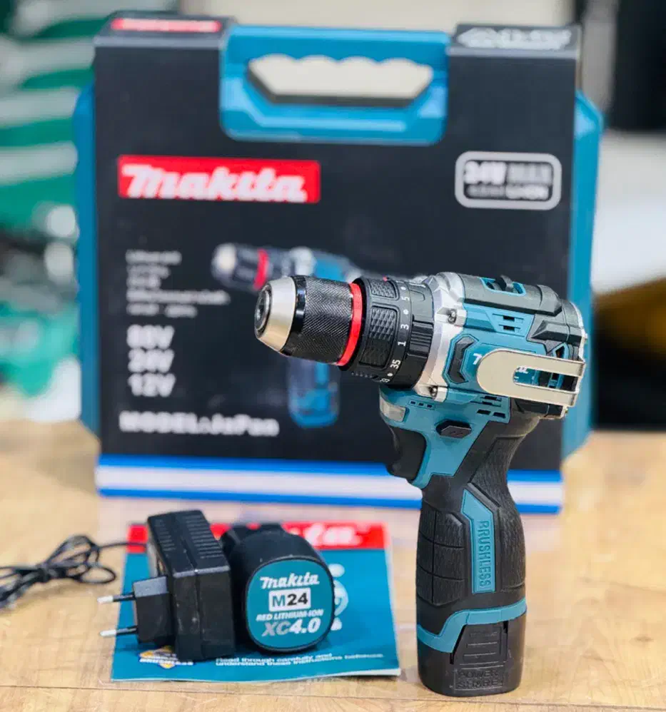 دریل شارژی براشلس صنعتی 24v ماکیتا ضدآب|ابزارآلات|اصفهان, شاهد|دیوار